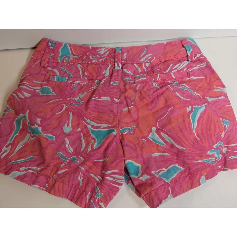 Lilly Pulitzer Women's size 00 Pink‎ Floral Callahan Shorts